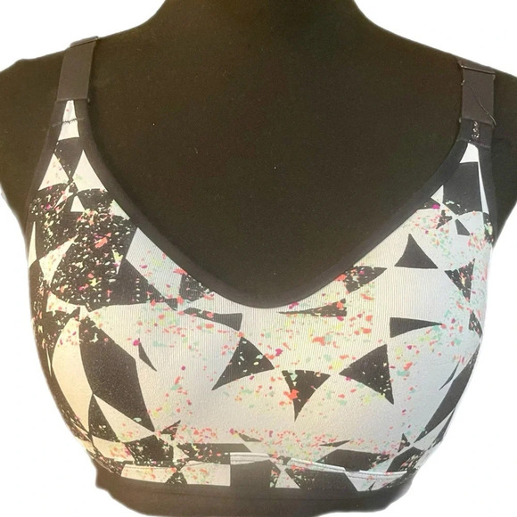 Victoria's Secret Other - Victoria's Secret Incredible Geo Splatter Paint Max Support Sports Bra 34C